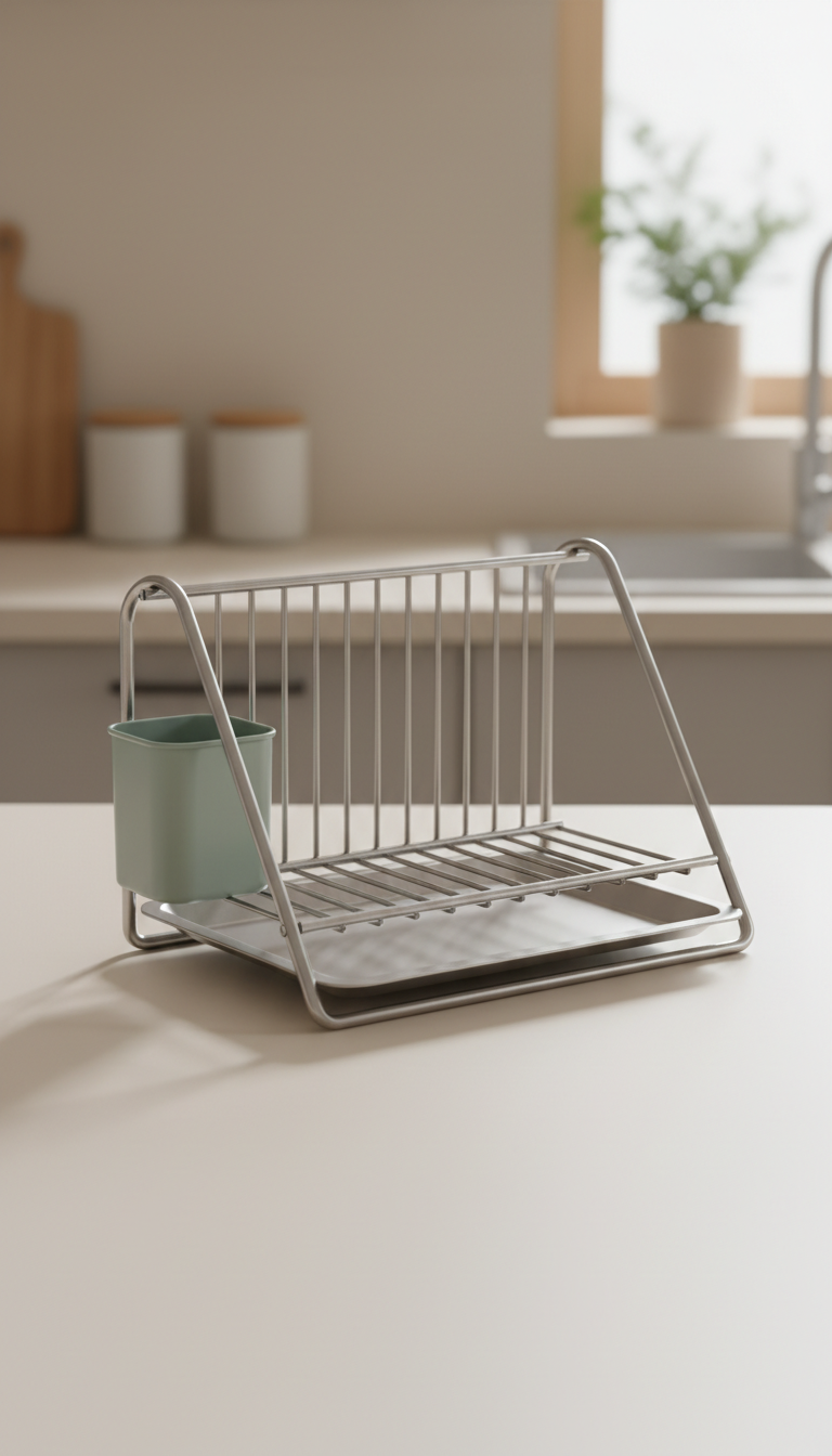Stainless Steel Foldaway Dish Rack